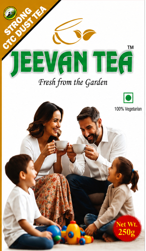 Jeevan Strong CTC Dust Tea Front