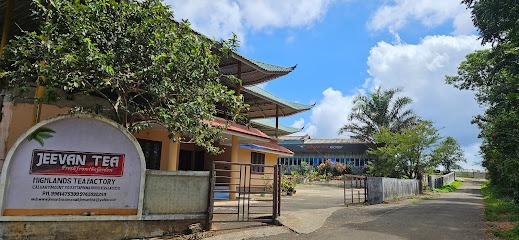 Jeevan Tea Factory Entrance and Highlands Tea Factory Signboard